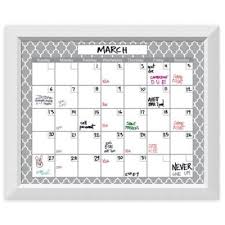 Amanti Art Glass Dry Erase Calendar With Angled Frame In White Grey Bed Bath Beyond Glass Dry Erase Dry Erase Board Calendar Glass Dry Erase Board