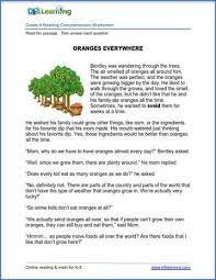 new reading comprehension worksheets for grades 4 and 5 k5 learning