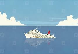 cruise ship sinking in ocean 218310