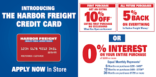 Get 10% off your entire purchase when you open a new account. What Forms Of Payment Does Harbor Freight Tools Accept Harbor Freight Coupons