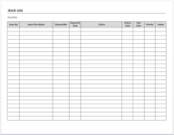 An issue log is used to track all issues. Project Issue Log Template Invitation Templates Good Essay Templates Professional Templates