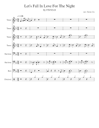 Alcune cose che devi assolutamente sapere. Let S Fall In Love For The Night Sheet Music For Drum Group Tenor Bass Baritone Mixed Ensemble Musescore Com