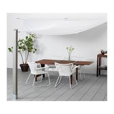 Ikea Sunshade Dyning Canopy Wedge Shaped White 141 3 4 Ikea Garden Furniture Outdoor Living Space Ikea
