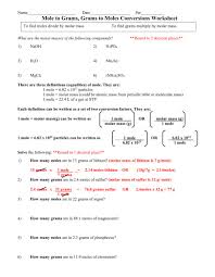 The jars below, from left to right. Stoichiometry Worksheet Doc