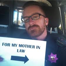 Deputy Zepeski wears his pink badge with pride, to honor his mother-in-law.  Who do you wear pink for? Share and show us your support.  #breastcancerawareness #fightcancertogether #pinksupport