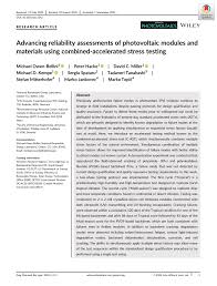 Get info of suppliers, manufacturers, exporters, traders of channel letter bending machine for buying in india. Pdf Advancing Reliability Assessments Of Photovoltaic Modules And Materials Using Combined Accelerated Stress Testing