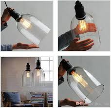Gently twist the old light bulb to the left to remove it, leaving the batten holder attached to the ceiling. Retro Industrial Diy Ceiling Lamp Light Glass Pendant Lighting Home Decor Fixtures Free Edison Bulb E27 110v 240v Ball Pendant Light Rectangular Pendant Light From Glistenlight 64 96 Dhgate Com