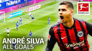 André miguel valente da silva is a portuguese professional footballer who plays as a striker for bundesliga club eintracht frankfurt and the portugal national team. Andre Silva All Goals 2020 21 So Far Youtube