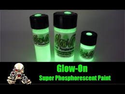 Glow On Super Phosphorescent Paint, White Color And Aqua Glow Paint, Small  2.3 Ml Vial. - Walmart.Com