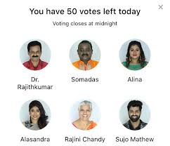 Bigg Boss Malayalam Voting Online Who Gets Nominated For Bigg Boss Malayalam 2 Week 2 Eviction Vote Below Thenewscrunch Here is the complete list of contestants who participate in the show the first season of bigg boss malayalam was aired for over a hundred days. bigg boss malayalam voting online who
