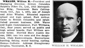 Whalen, William Henry (1871-1945)