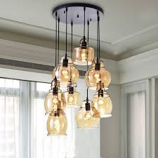 Cherrie 8 Light Cluster Bell Pendant In 2020 Sink Pendant Lights Unique Light Fixtures Bell Pendant