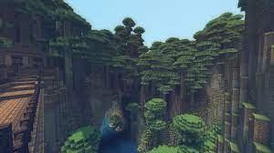 Minecraft Mountain Oasis Wallpaper Minecraft Wallpaper Mc Wallpaper Cool Desktop Wallpapers