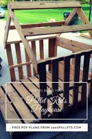 There are entire websites dedicated to pallet projects so you can easily find a project that you will love. Easy Kid S Pallet Playhouse Free Pdf Pallet Tutorials 1001 Pallets