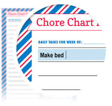 boys chore chart