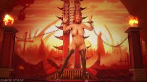 Demon girl in tickle trap by baronstrap