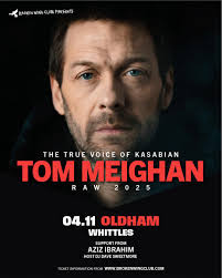 TONIGHT!! The Original Kasabian Frontman, Tom Meighan and his band will  play The Fire Station, Sunderland with support from Northeast Indie rockers  Northern Hospitality. From the Underdog, to Clubfoot, there will be