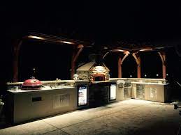 Outdoor Kitchen With Pizza Oven And Kamado Big Joe Outdoor Kitchen Kamado Bbq Area