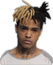 XXX Tentacion Rapper Musician Young Sad Jahseh Black And White Hair Vinyl  Sticker Printed Vinyl Decal