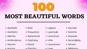 200+ Beautiful Words in English | List of Elegant, Pretty Words • 7ESL