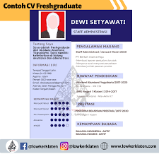 Namun yang membedakan, biasanya mahasiswa belum bisa memiliki banyak pengalaman kerja. Contoh Curriculum Vitae Cv Untuk Syarat Melamar Kerja