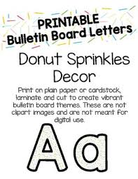 Free printable extra large polka dot bulletin board letters. Printable Bulletin Board Letters Worksheets Teachers Pay Teachers