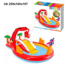 Harga intex kolam renang easy set pool 12ft x 30in 28132. Kolam Renang Anak Intex Kolam Perosotan Play Pool Shopee Indonesia
