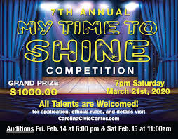 The title derives from the spanish phrase long live life, and takes its name from frida kahlo's last painting before her death. Auditions My Time To Shine Talent Competition Carolina Civic Center