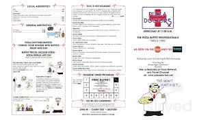 King street kitchen 141 7th st s la crosse wi 54601. Pizza Doctors Menu In La Crosse Wisconsin Usa