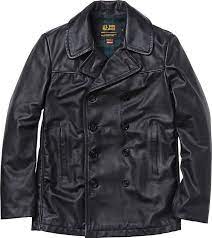 Supreme Schott Leather Pea Jacket Leather Jacket Men Style Leather Jacket Men Leather Jacket