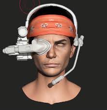 3D Print Model Aliens Colonial Marine USCM M56 Smartgunner Cosplay Replica  *HEADSET ONLY