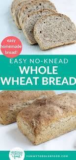 No Knead Whole Wheat Bread With Flaxseed Healthy Bread Recipe Recipe Healthy Bread Recipes Homemade Bread Food