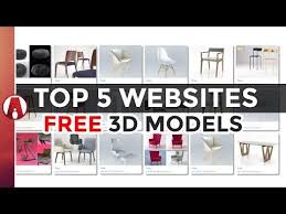 Top 5 Websites For Free 3d Models Youtube 3d Model Model List Of Websites