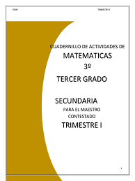 Libro de matematicas contestado 3 grado telesecundaria paco el chato. 3o Maestro Cuadernillo De Actividades De Matematicas 2 2 Circulo Tangente