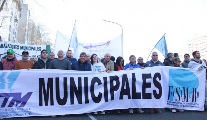 Sindicato de Municipales solidarios en otras ciudades