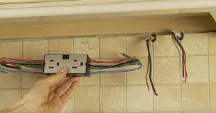 Microwave ovens come in different varieties and sizes. Up To Code Install Of Under Cabinet Electrical Outlets Home Improvement Stack Exchange