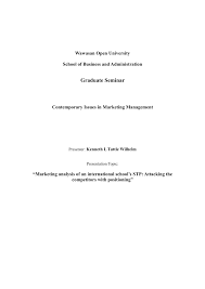 January 2021 edition 2021.1.2 beta. Pdf Marketing Analysis Of An International School S Stp Attacking The Competitors With Positioning