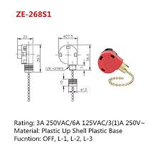 I wired it up according to the directions. Ze 268s1 Ceiling Fan Switch 3 Speed 4 Wire Pull Chain Switch Control Switch Compatible With Hunter Ceiling Fans Wall Lamps Cabinet Light 2 Pack Bronze Walmart Com Walmart Com