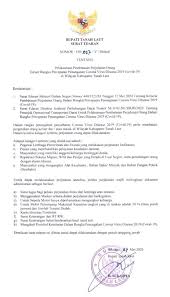 Surat Edaran Tentang Pelaksanaan Pembatasan Perjalanan Orang Dalam Rangka Percepatan Penanganan Coro