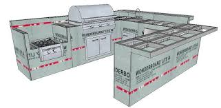 An overview of outdoor kitchen construction options. Diy U Shaped Outdoor Kitchen