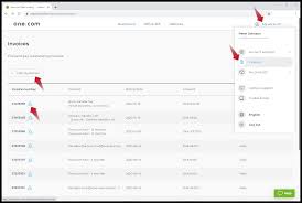 Where Can I Find My Invoices Support One Com