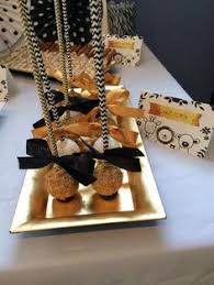 Royal Black And Gold Baby Shower Decorations Baby Shower Party Ideas Photo 2 Of 8 White Baby Showers Baby Shower Gold Baby Shower Boy