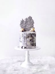 Black And White Watercolor Cake Marble Buttercream Cake Beautiful Cake Designs Marble Cake Concrete Cake
