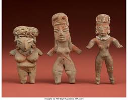 Standing female figure, 1200/600 b.c. A Chupicuaro And Two Tlatilco Figures Total 3 Items Other Lot 50832 Heritage Auctions