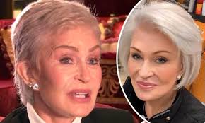 Sharon osbourne hairstyles are shaved on the ends, sides and bangs. Sharon Osbourne Unveils Stylish New Pink Pixie Haircut Daily Mail Online