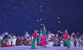 The closing ceremony of the london 2012 summer olympics, also known as a symphony of british music, was held on 12 august 2012 in the olympic stadium, london.the chief guest was prince harry of wales representing queen elizabeth ii. 8fgbg2hdb3kw7m