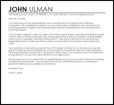 Accountant cover letter sample 3: Assistant Account Executive Cover Letter Sample Cover Letter Templates Examples