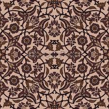 An arabesque pattern is a floral or geometric pattern inspired by islamic art. Golden Arabesque Pattern Stock Vector Crushpixel