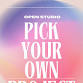Pick your Project Open Studio Time