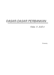 Buku maestro bank soal biologi sma kelas x xi xii. Kelas 10 Smk Dasar Dasar Perbankan 2
